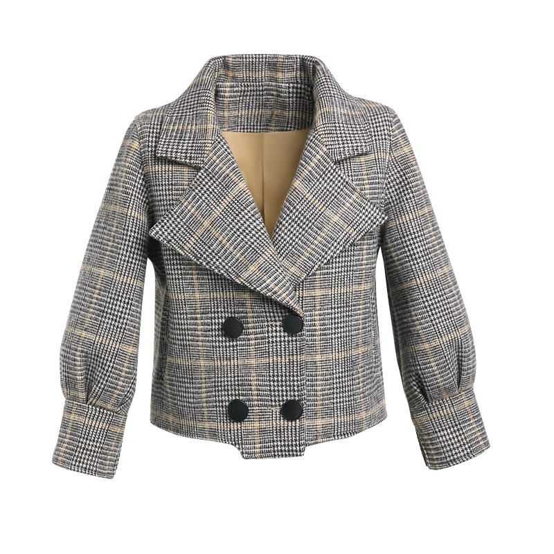 High-quality Plaid woolen coat women's short paragraph spring and autumn new fashion small fragrance wind woolen coat JQ285
High-quality Plaid woolen coat women's short paragraph spring and autumn new fashion small fragrance wind woolen coat JQ285