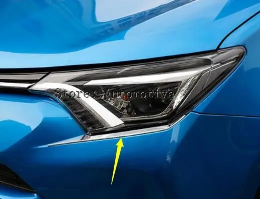 For Toyota RAV4 Rav 4 2016 2017 ABS Front Headlight Head Light Lamp Eyelid Cover Trim 2 Pcs / Accessories
For Toyota RAV4 Rav 4 2016 2017 ABS Front Headlight Head Light Lamp Eyelid Cover Trim 2 Pcs / Accessories