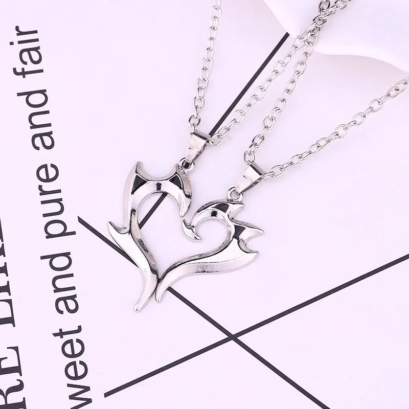 2PCS Trendy Best Friend Necklace Jewelry Love Heart Pendant Dragon Necklaces Couples Necklace For Lovers' Gift Men Women
2PCS Trendy Best Friend Necklace Jewelry Love Heart Pendant Dragon Necklaces Couples Necklace For Lovers' Gift Men Women