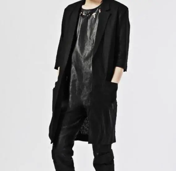 S-6XL HOT / Spring Male New Fashion Personalized custom long cotton and linen short-sleeved suit jacket
S-6XL HOT / Spring Male New Fashion Personalized custom long cotton and linen short-sleeved suit jacket