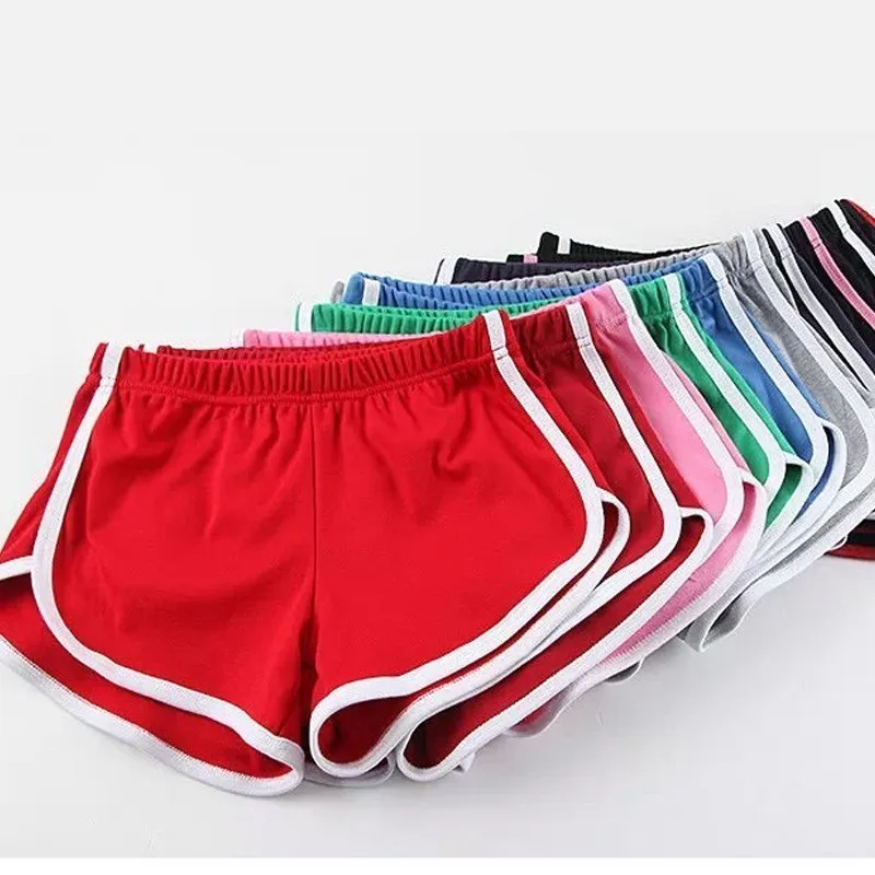 Спортивные шорты для бега женские йоги пуш-бедра сексуальные средняя