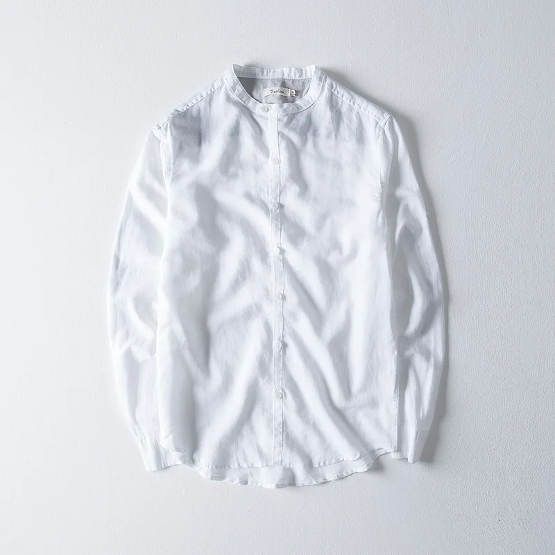 2018 New men's long-sleeved shirt Japanese style solid white shirt men casual fashion linen shirts male tops 4XL chemise camisa
2018 New men's long-sleeved shirt Japanese style solid white shirt men casual fashion linen shirts male tops 4XL chemise camisa