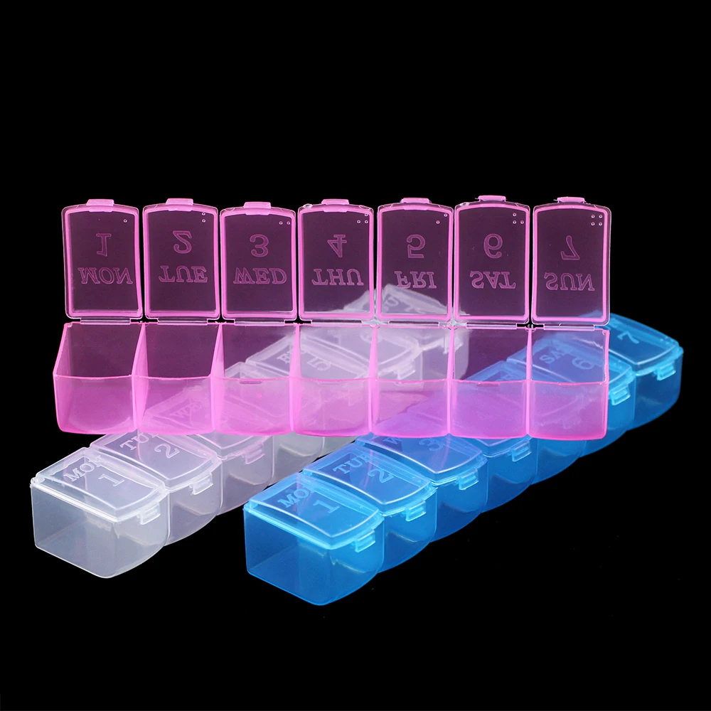 JHNBY Plastic Rectangle 7 days week Pillbox home Compartment Storage Box Earring Jewelry Beads Case Container Display Organizer
JHNBY Plastic Rectangle 7 days week Pillbox home Compartment Storage Box Earring Jewelry Beads Case Container Display Organizer