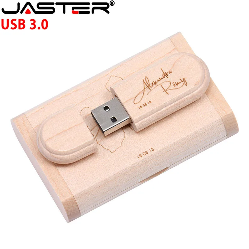 JASTER USB 3.0 high speed customer LOGO Wooden USB flash drive Maple wood + box pendrive 4GB 16GB 32GB 64gb memory stick gifts
JASTER USB 3.0 high speed customer LOGO Wooden USB flash drive Maple wood + box pendrive 4GB 16GB 32GB 64gb memory stick gifts