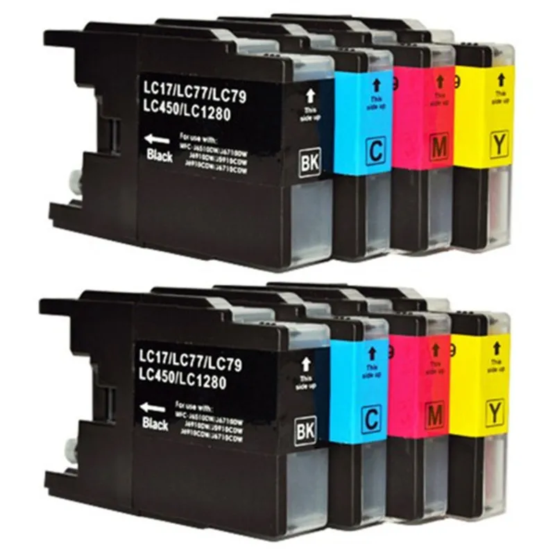 8X чернильный картридж LC12 LC40 LC71 LC73 LC75 LC1220 LC1240 для принтера Brother MFC J432W/MFC J430W/MFC J6910DW/MFC