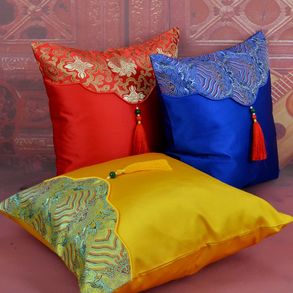 Patchwork Tassel Vintage Chinese Cushion Cover 45x45 Christmas Decorative Sofa Chair Cushion Case Square Silk Satin PillowCase
Patchwork Tassel Vintage Chinese Cushion Cover 45x45 Christmas Decorative Sofa Chair Cushion Case Square Silk Satin PillowCase