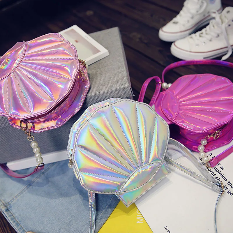 Fashion brand design laser sweet shell chain shoulder bag clutch bag girl's messenger bag handbag flap
Fashion brand design laser sweet shell chain shoulder bag clutch bag girl's messenger bag handbag flap
