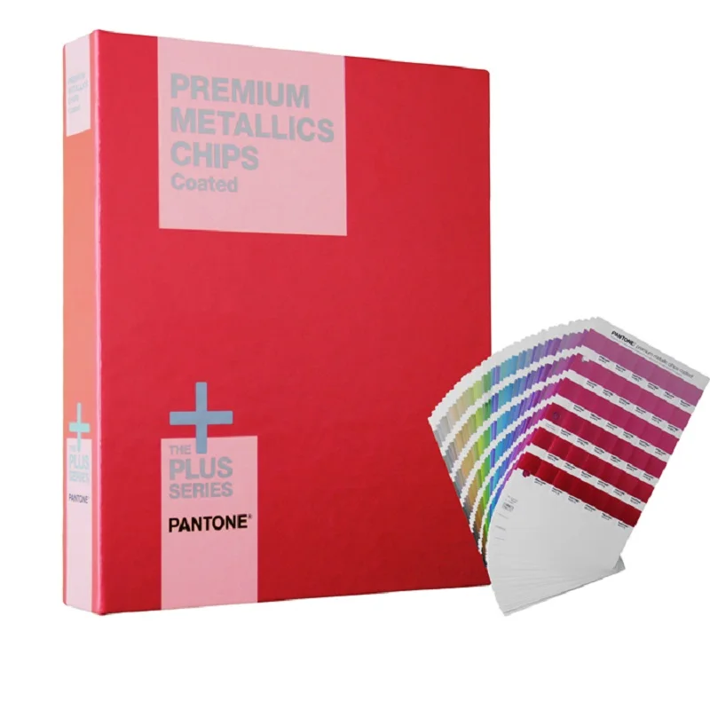 Pantone Премиум Металлические чипы с покрытием бумаги цветовой эталон GB1505 300 видов