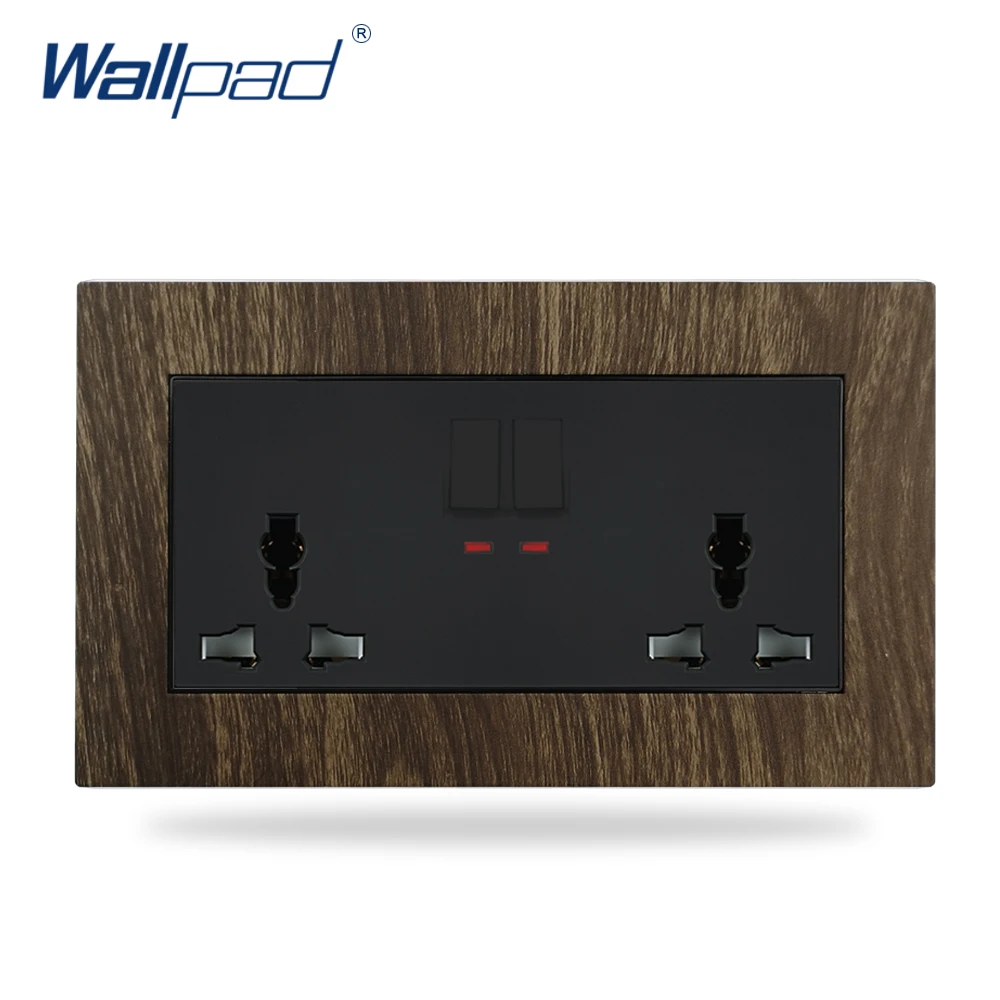 Wood Universal Switched Socket Wallpad Aluminium Satin Metal 13A UK Multi Function Universal LED Socket with Switch 110V-240V
Wood Universal Switched Socket Wallpad Aluminium Satin Metal 13A UK Multi Function Universal LED Socket with Switch 110V-240V