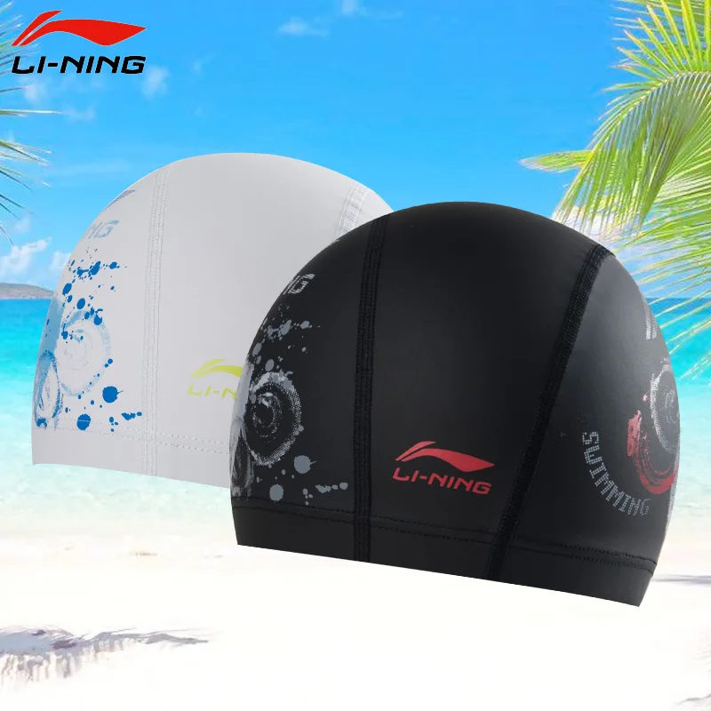 LI-NING профессиональная спортивная шапочка для плавания зрелых женщин гонок