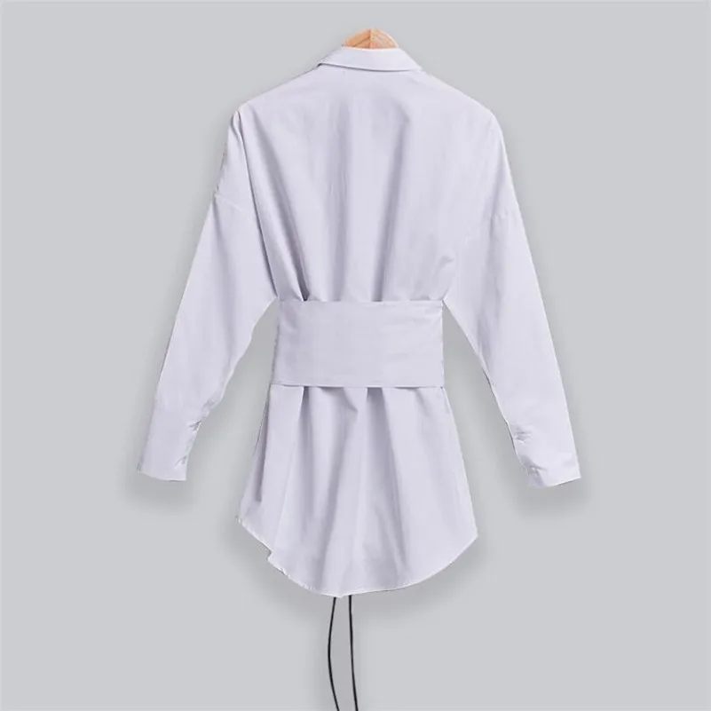 2019 spring autumn Women long sleeve Irregular blouse turn down collar Plus Size Women long shirt with belt r800
2019 spring autumn Women long sleeve Irregular blouse turn down collar Plus Size Women long shirt with belt r800