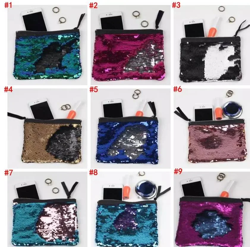 2017 New Arrival Shiny Clutch Bag Hand Wallet Bag make up Magic Reversible Mermaid Sequin Cosmetic Bag
2017 New Arrival Shiny Clutch Bag Hand Wallet Bag make up Magic Reversible Mermaid Sequin Cosmetic Bag