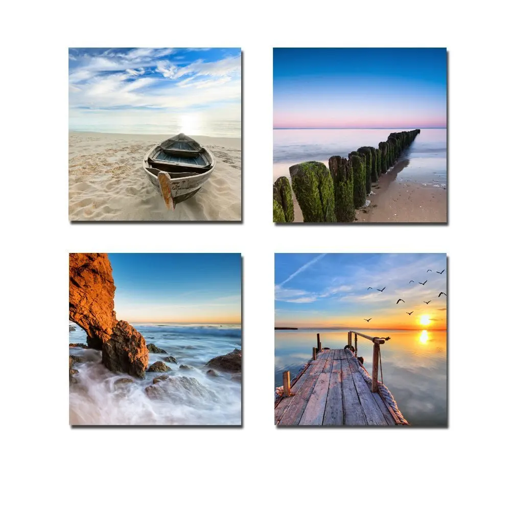 HD print 4pcs seascape beach canvas painting modern home decor print living room decor seascape canvas wall art picture /PT1046
HD print 4pcs seascape beach canvas painting modern home decor print living room decor seascape canvas wall art picture /PT1046