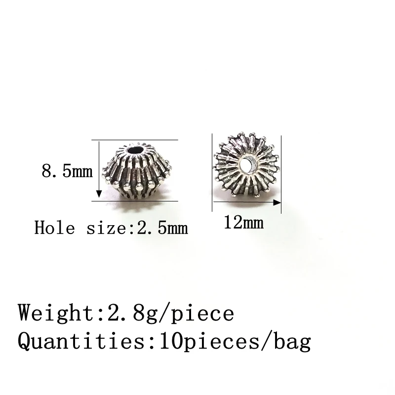 2019 New Fashion 10pieces 12*8MM Fashion Cute Round Zinc Alloy Metal Beads for DIY Bracelet Necklace Jewelry Accessories
2019 New Fashion 10pieces 12*8MM Fashion Cute Round Zinc Alloy Metal Beads for DIY Bracelet Necklace Jewelry Accessories