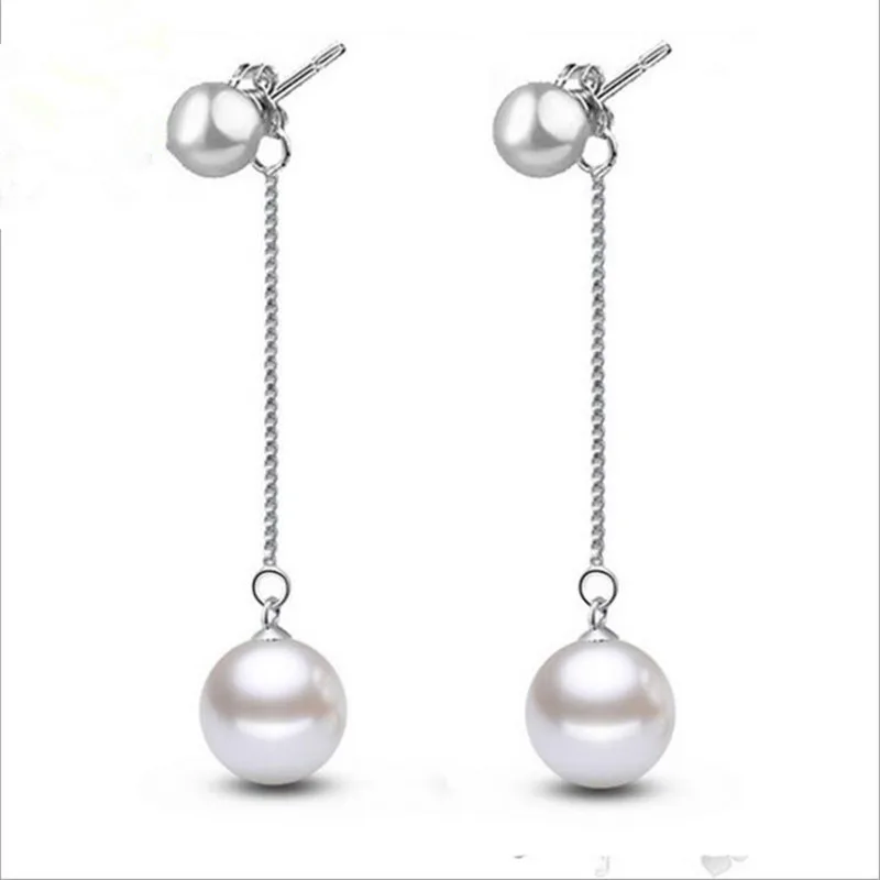 LUKENI Trendy 925 Sterling Silver Earrings For Women Jewelry Fashion Pearl Tassel Female Drop Earrings Girl Party Accessories
LUKENI Trendy 925 Sterling Silver Earrings For Women Jewelry Fashion Pearl Tassel Female Drop Earrings Girl Party Accessories