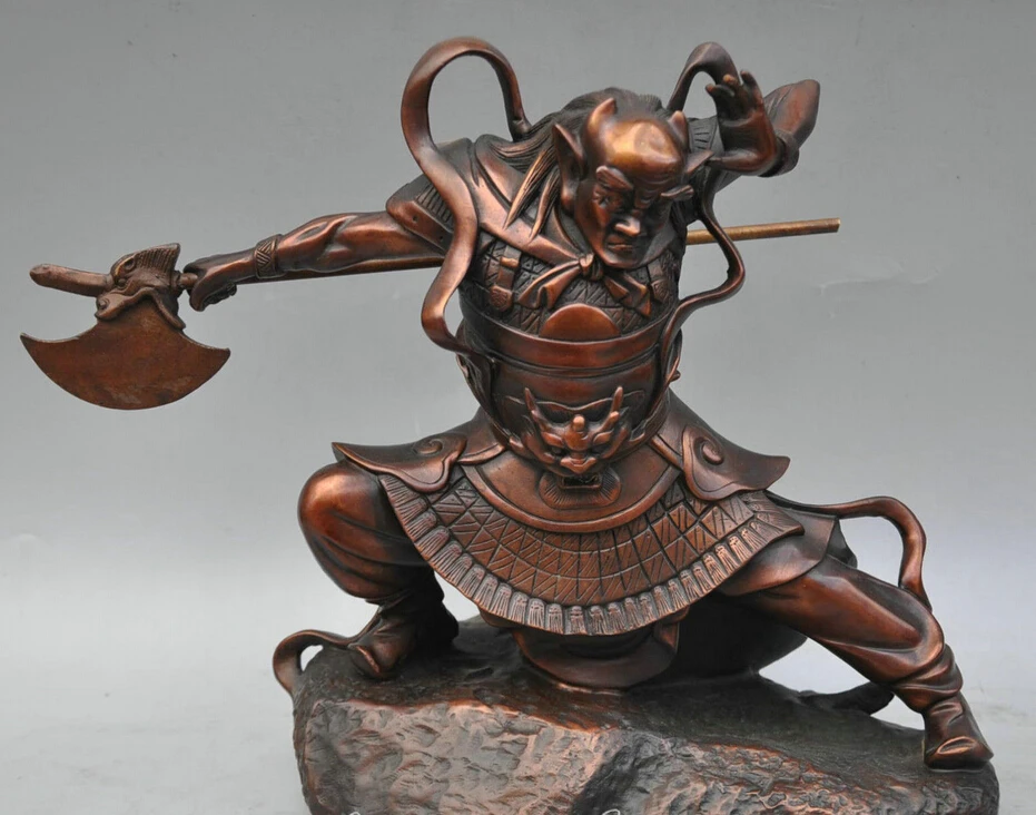 xd 003430 10' China Bronze Myth Character Patron Saint Clairaudient Sculpture Statue
xd 003430 10' China Bronze Myth Character Patron Saint Clairaudient Sculpture Statue