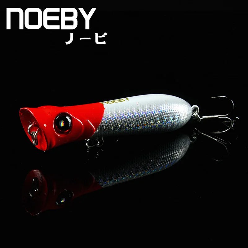 NOEBY 1 Pcs Fishing Lure 80mm/11.5g Top Water Bait Artificial Popper VMC Treble Hooks Crankbait Hard Lures Isca De Pesca 3D Eyes
NOEBY 1 Pcs Fishing Lure 80mm/11.5g Top Water Bait Artificial Popper VMC Treble Hooks Crankbait Hard Lures Isca De Pesca 3D Eyes
