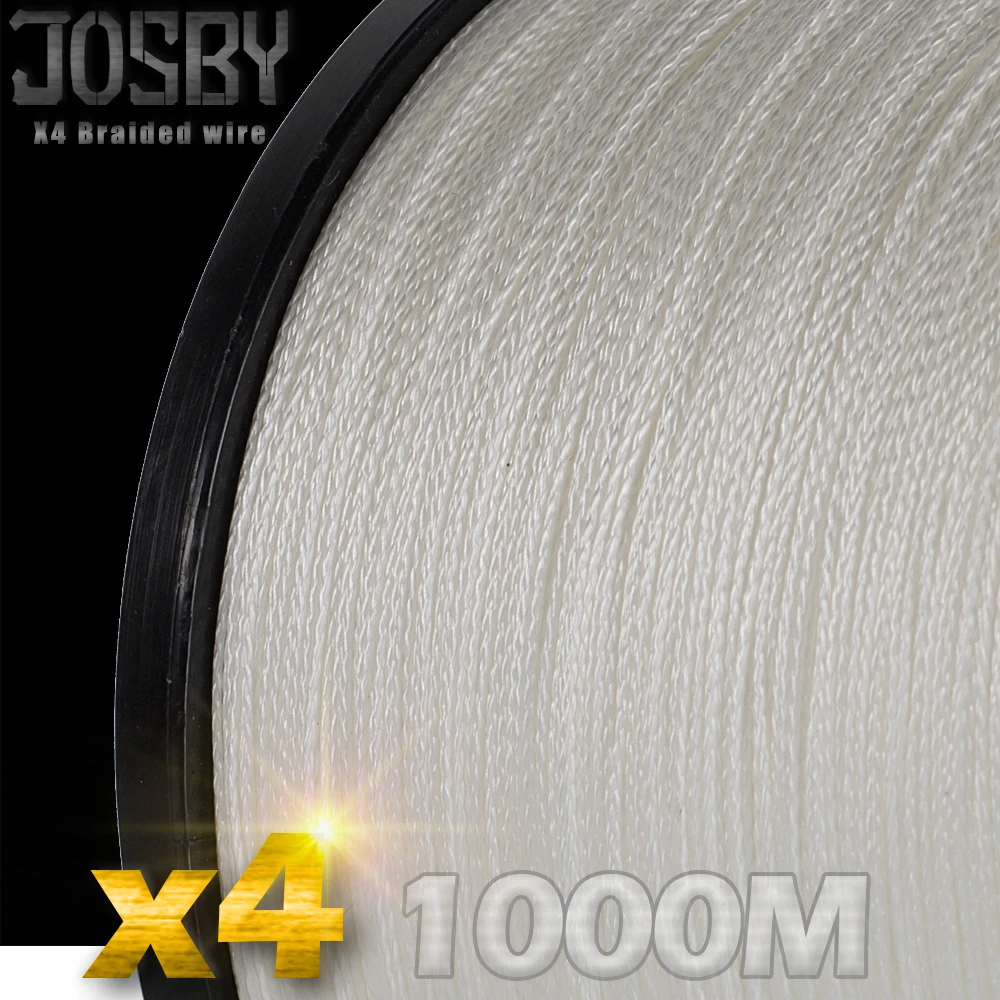 JOSBY 4 Strand Braided Fishing Line 4 Strands 1000m 4 Braid Multifilament Fishing Line Winter Lake 10-80LB Weave 100% PE Cord Pe
JOSBY 4 Strand Braided Fishing Line 4 Strands 1000m 4 Braid Multifilament Fishing Line Winter Lake 10-80LB Weave 100% PE Cord Pe