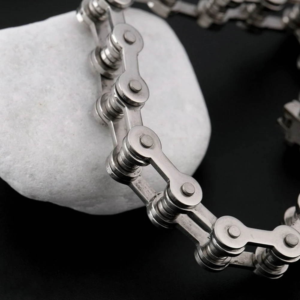 Fashion Men Women Biker Bicycle Motorcycle Chain Bracelet Bangle Punk Titanium Steel Bracelet Men Bangle
Fashion Men Women Biker Bicycle Motorcycle Chain Bracelet Bangle Punk Titanium Steel Bracelet Men Bangle