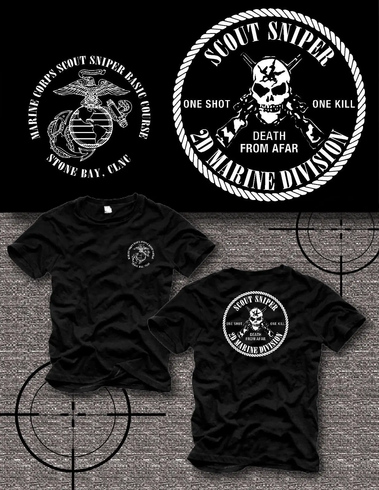 2019 Hot sale Marine Corps Camp Lejeune Scout Sniper Basic Course Brand New USMC T- shirt
2019 Hot sale Marine Corps Camp Lejeune Scout Sniper Basic Course Brand New USMC T- shirt