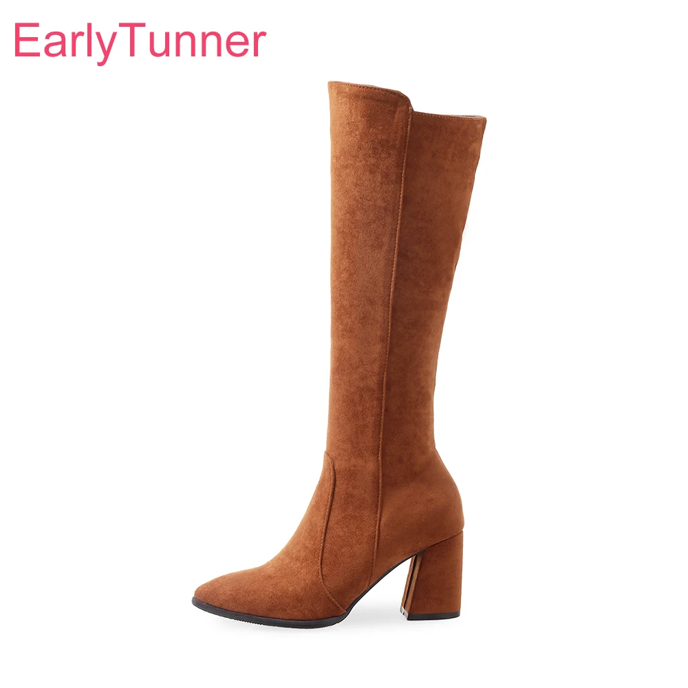 Brand New Winter Sexy Yellow Black Women Knee High Riding Boots 3 inch Square Heels Lady Shoes EB827 Plus Big Size 10 32 47
Brand New Winter Sexy Yellow Black Women Knee High Riding Boots 3 inch Square Heels Lady Shoes EB827 Plus Big Size 10 32 47
