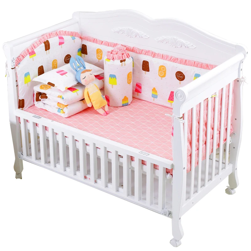 6Pcs/Pack Baby Bed Bumper Infant Bed Cot Bumpers Bed Protector Safe Baby Crib Protector Cushion Toddler Nursery Bedding Sets
6Pcs/Pack Baby Bed Bumper Infant Bed Cot Bumpers Bed Protector Safe Baby Crib Protector Cushion Toddler Nursery Bedding Sets