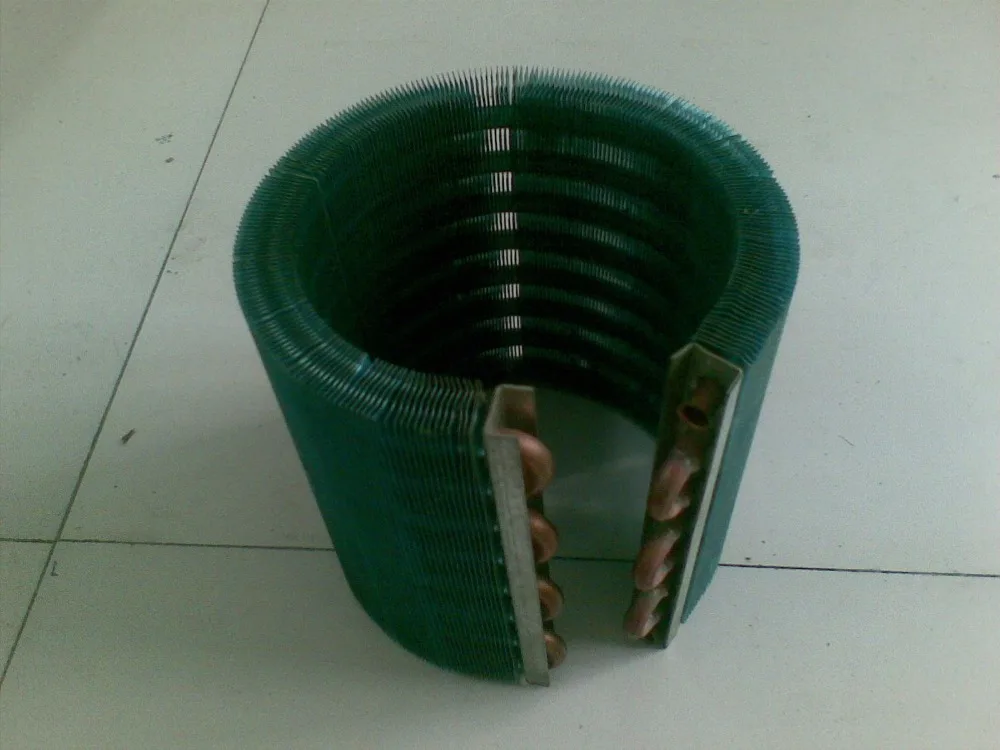 Hole spacing 25mm,copper pipe 9.52*0.33, Diameter 200mm height 200mm Annular condenser evaporator heat exchanger water cooler
Hole spacing 25mm,copper pipe 9.52*0.33, Diameter 200mm height 200mm Annular condenser evaporator heat exchanger water cooler
