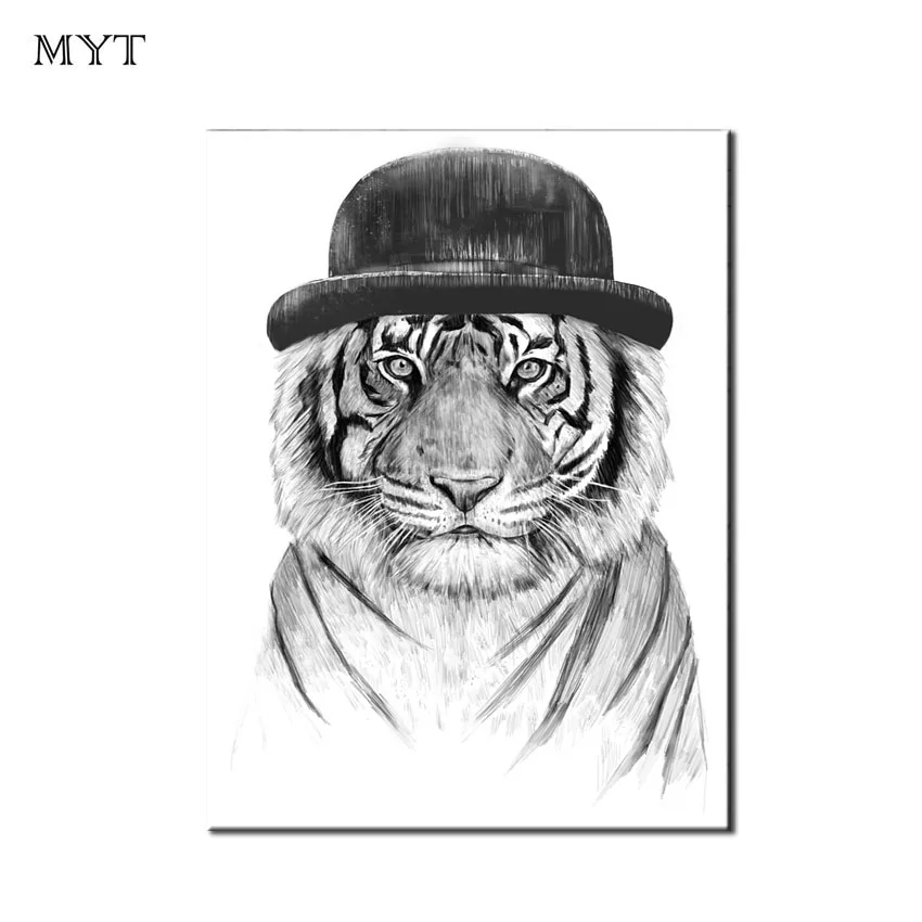Frameless handmade Tiger wearing a hat on Canvas Art cartoon Oil Paintings Posters Pictures for living room Home Wall Decor
Frameless handmade Tiger wearing a hat on Canvas Art cartoon Oil Paintings Posters Pictures for living room Home Wall Decor