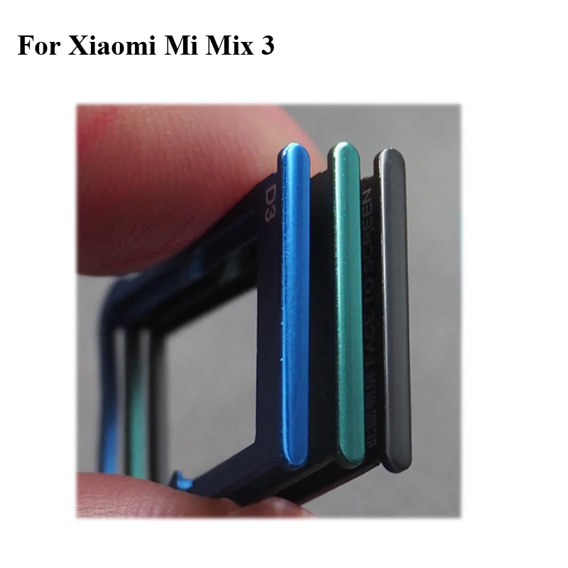 For xiaomi mi mix 3 New Original Sim Card Holder Tray Card Slot For xiaomi Mi mix3 Sim Card Holder Mimix 3 Replacement
For xiaomi mi mix 3 New Original Sim Card Holder Tray Card Slot For xiaomi Mi mix3 Sim Card Holder Mimix 3 Replacement