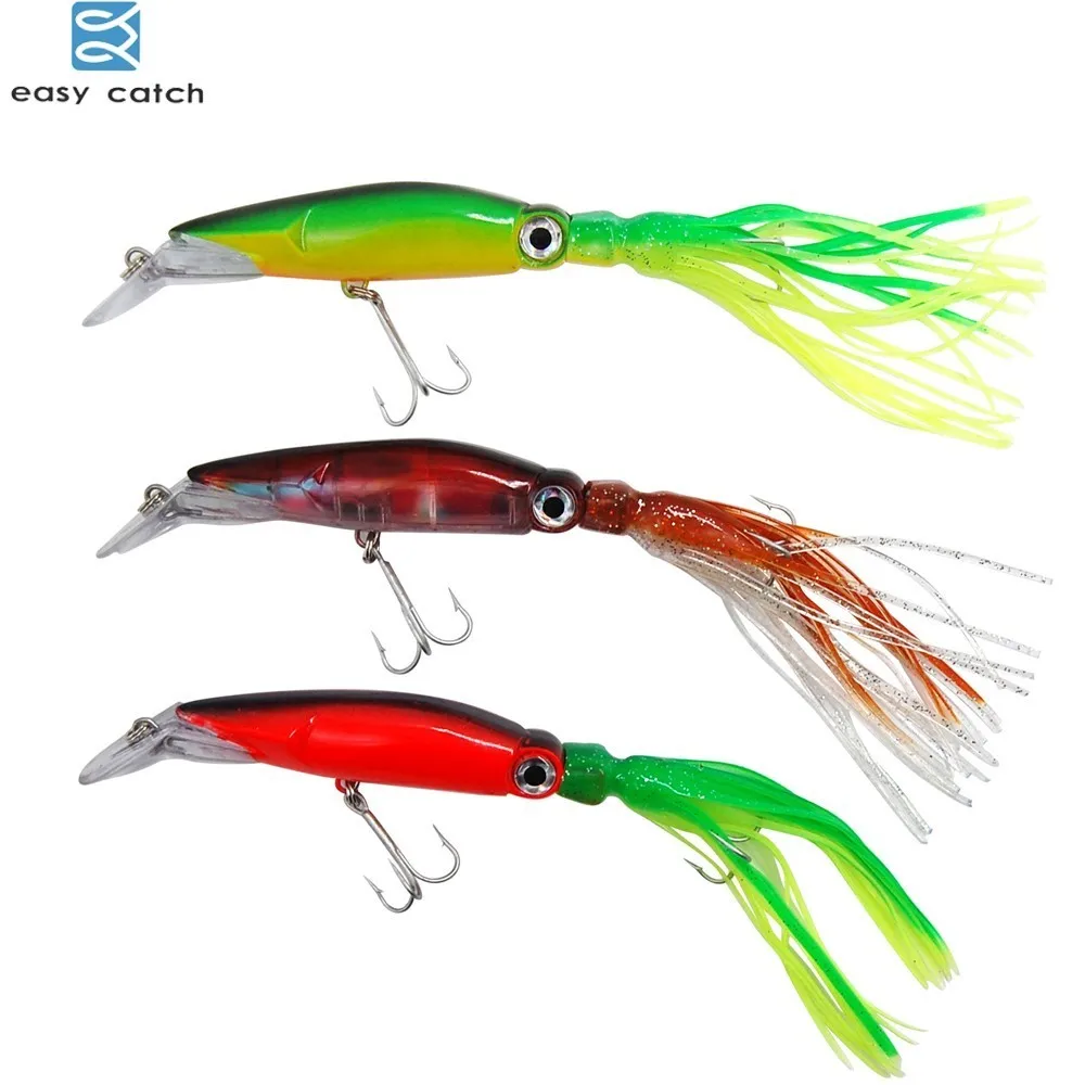 Easy Catch 3pcs/set Colorful Soft Lure Octopus Squid Jig Fishing Lure Artificial Bait Swim Bait Fishing Tackle
Easy Catch 3pcs/set Colorful Soft Lure Octopus Squid Jig Fishing Lure Artificial Bait Swim Bait Fishing Tackle