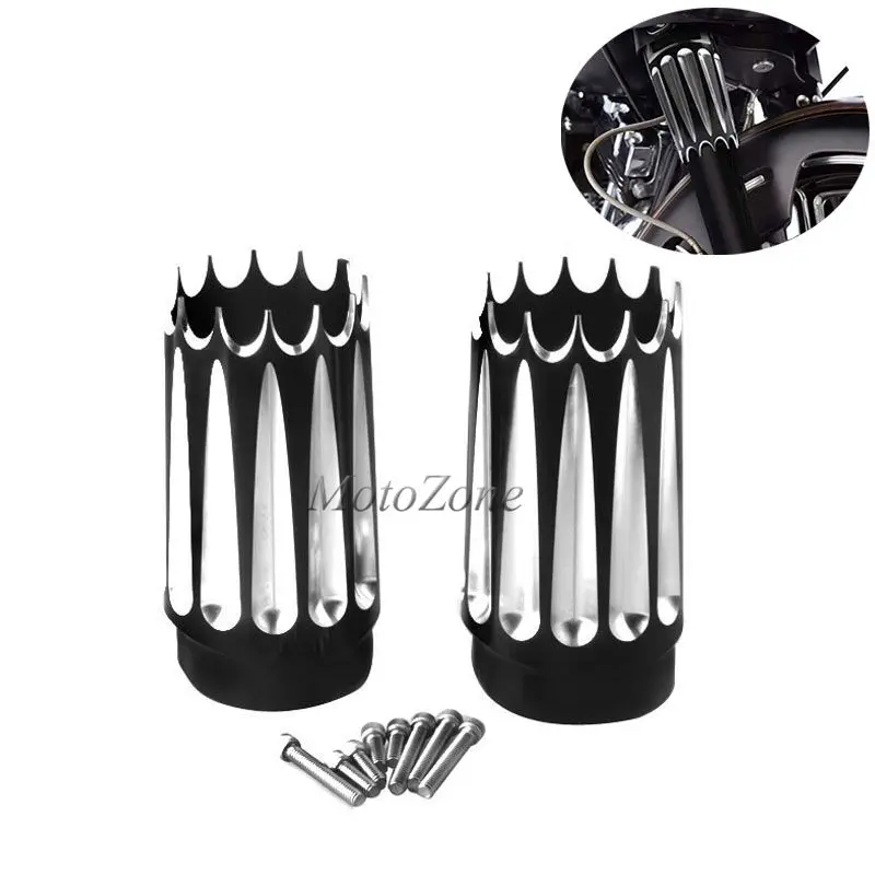 Motorcycle Accessories Aluminum Front Fork Boot Slider Cover Compatibility For Harley FLT FLHR FLHT FLHX FLSTF FLSTN 2008-2013
Motorcycle Accessories Aluminum Front Fork Boot Slider Cover Compatibility For Harley FLT FLHR FLHT FLHX FLSTF FLSTN 2008-2013