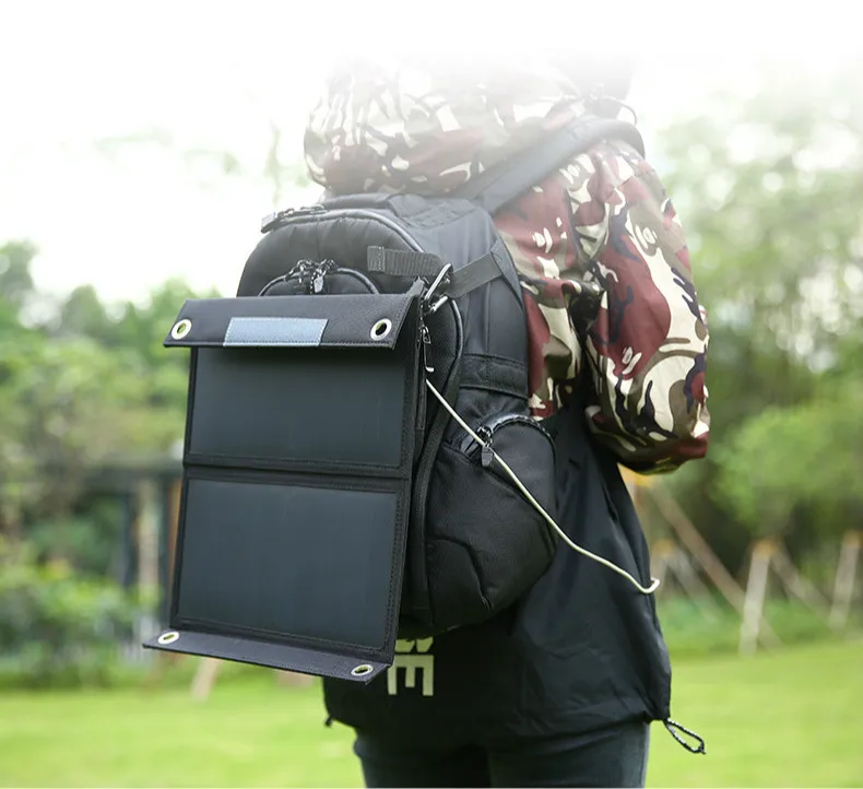15w solar folding charger outdoor charging folding bag solar mobile power Dual USB adopted SUNPOWER Panel For Xiaom iphone table 
15w solar folding charger outdoor charging folding bag solar mobile power Dual USB adopted SUNPOWER Panel For Xiaom iphone table