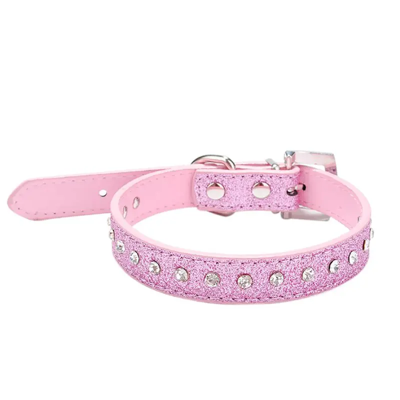 1pc PU Leather Pets Dog Collar Rhinestone Puppy Buckle Charm Pet Collars With Diamond Collar For Small Dog New
1pc PU Leather Pets Dog Collar Rhinestone Puppy Buckle Charm Pet Collars With Diamond Collar For Small Dog New