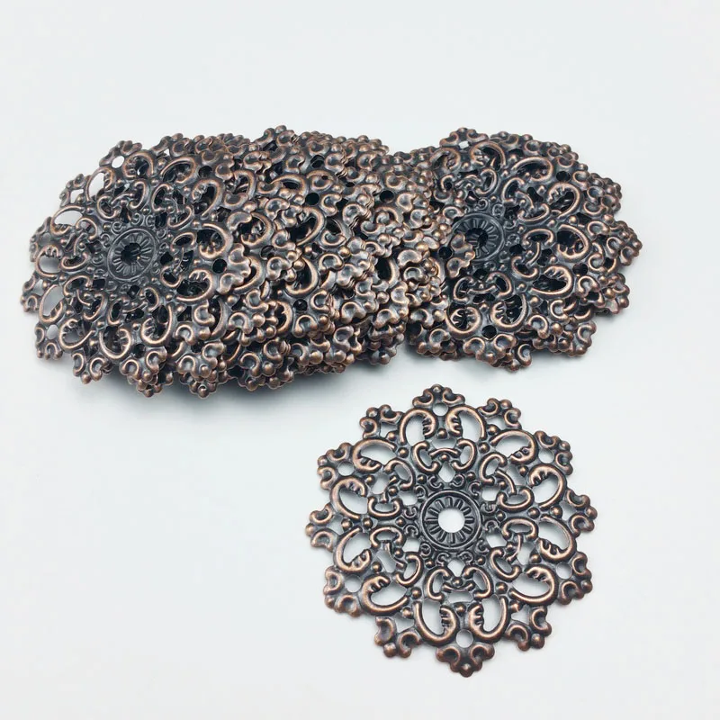 45mm 20pcs Wholesale Filigree crafts Hollow Embellishments Findings,Jewelry Accessories,Bronze Tone ornaments
45mm 20pcs Wholesale Filigree crafts Hollow Embellishments Findings,Jewelry Accessories,Bronze Tone ornaments
