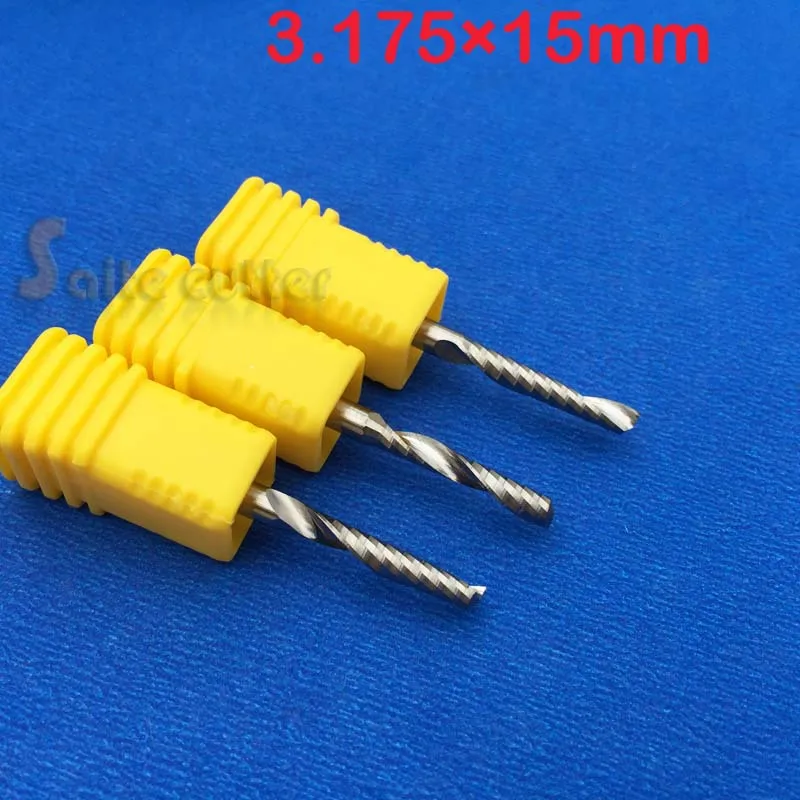 10pcs AAA 3.175*15MM Single Flute Cutting Tools, End Mill Bits, Spiral Cutters, Engraving Drill Bits, CNC Router Tools
10pcs AAA 3.175*15MM Single Flute Cutting Tools, End Mill Bits, Spiral Cutters, Engraving Drill Bits, CNC Router Tools