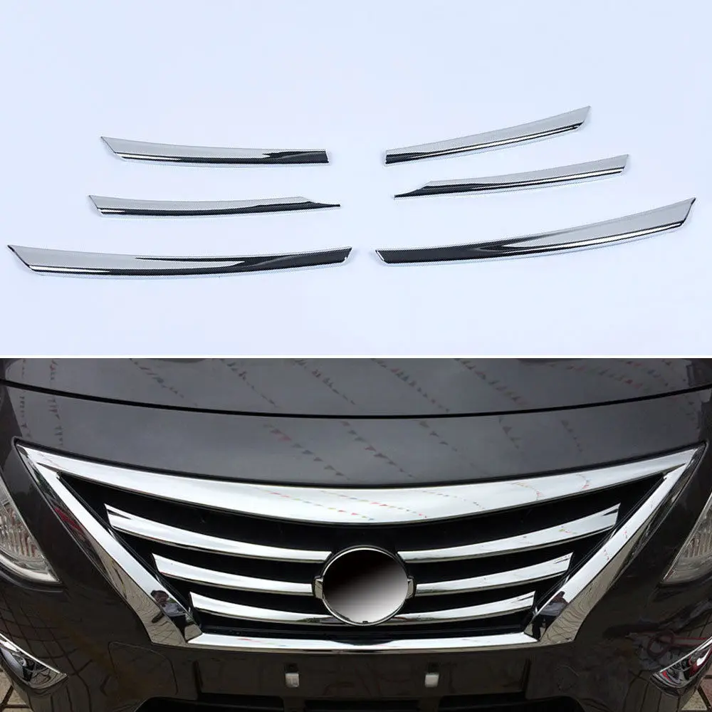 BBQ @ FUKA подходит для 2015-2017 NISSAN VERSA LATIO Хромированная передняя сетчатая решетка Накладка на бампер
BBQ @ FUKA подходит для 2015-2017 NISSAN VERSA LATIO Хромированная передняя сетчатая решетка Накладка на бампер