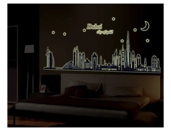 New product Luminous dubai silhouette sitting room bedroom home decoration wall stickers in the wall to stick on the wall
New product Luminous dubai silhouette sitting room bedroom home decoration wall stickers in the wall to stick on the wall
