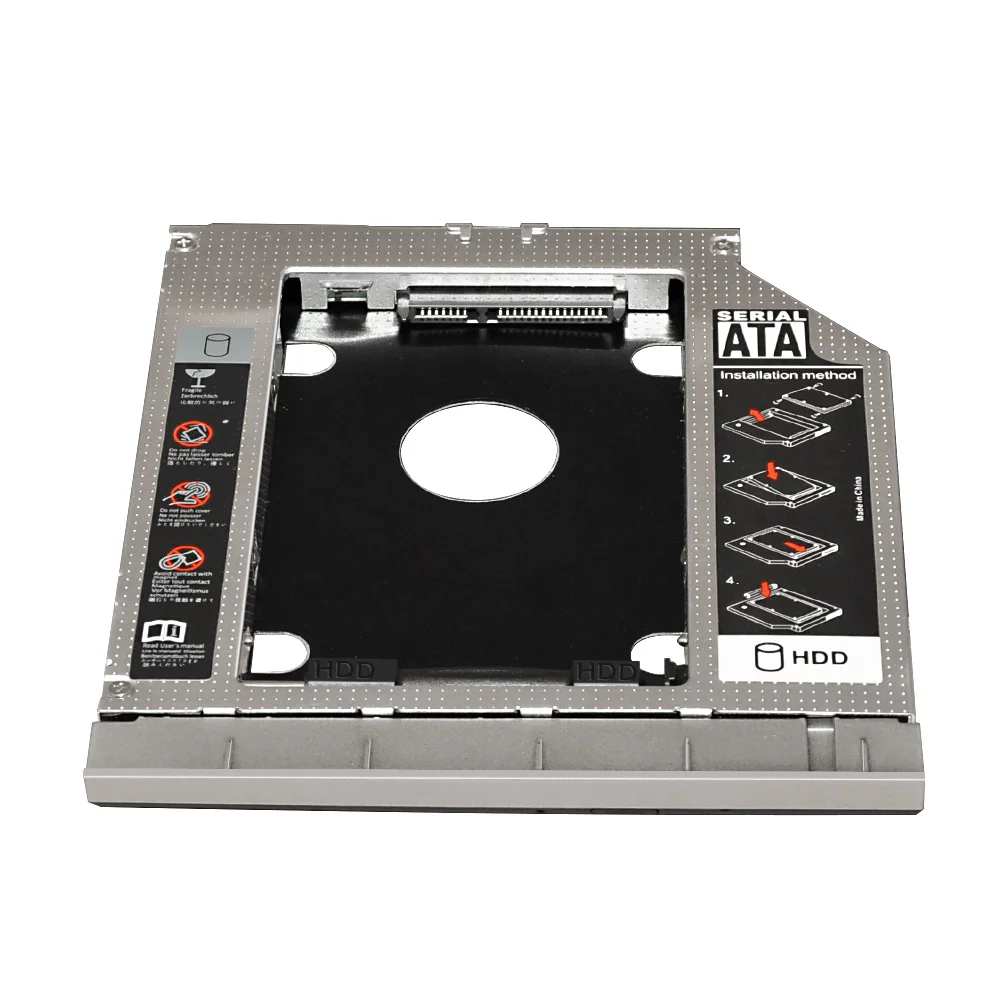 With bezel 2nd HDD SSD hard drive Caddy For HP Probook 450 G1
