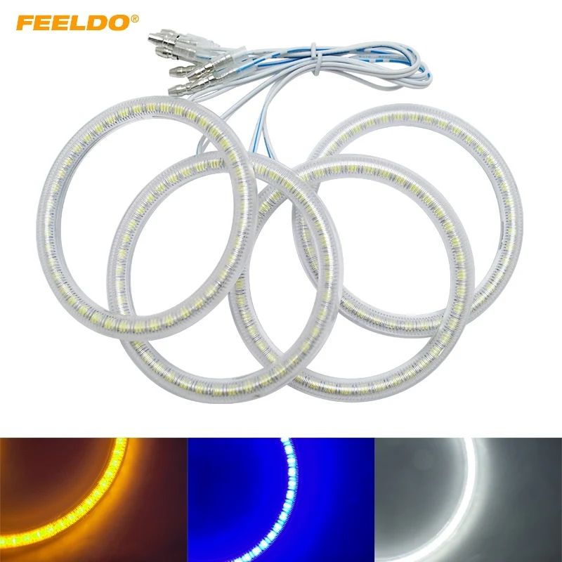 FEELDO 4Pcs/Set Auto SMD Angel Eyes Light Halo Ring For FIAT Grande Punto Headlight Lamp
FEELDO 4Pcs/Set Auto SMD Angel Eyes Light Halo Ring For FIAT Grande Punto Headlight Lamp