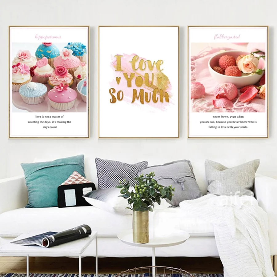 Modern Minimalist Nordic Posters Small Fresh Pink Food Cake Fruit Canvas Painting Home Decoration Kitchen Wall Art Pictures
Modern Minimalist Nordic Posters Small Fresh Pink Food Cake Fruit Canvas Painting Home Decoration Kitchen Wall Art Pictures