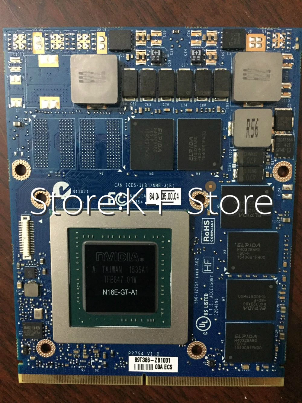 KaiFull GTX 970M Графика видеокарта N16E GT A1 6 ГБ GDDR5 GTX970M для DELL ALIENWARE Clevo MSI|Материнские