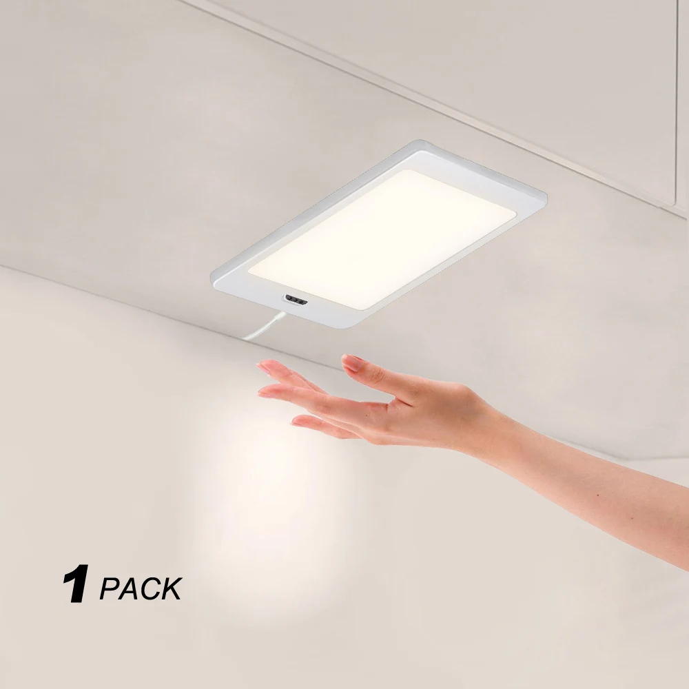 Touchless Hand Sensor 5W LED Under Cabinet Cupboard Lamp Panel Light DC12V Hardwired Connection Power Adapter White Lighting
Touchless Hand Sensor 5W LED Under Cabinet Cupboard Lamp Panel Light DC12V Hardwired Connection Power Adapter White Lighting