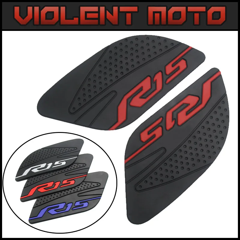

For Yamaha R15 YZF-R15 2013 -2015Motorcycle Stickers Anti Slip Fuel Tank Pad Knee Grip Sticker Accessories