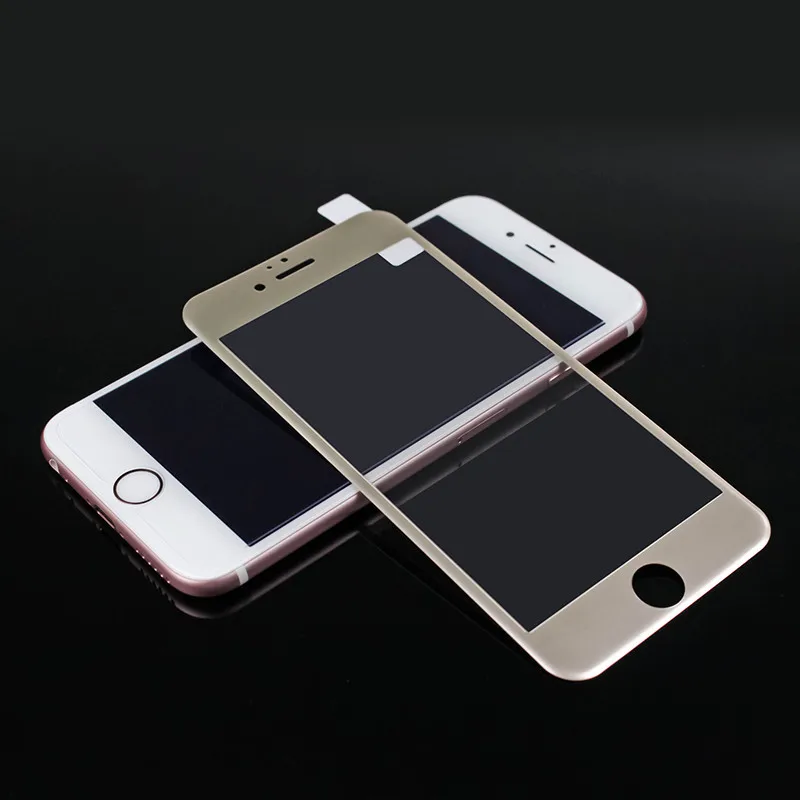 3D мягкий край 9H закаленное стекло для iPhone 8 7 6 6S Plus полное покрытие Защита экрана