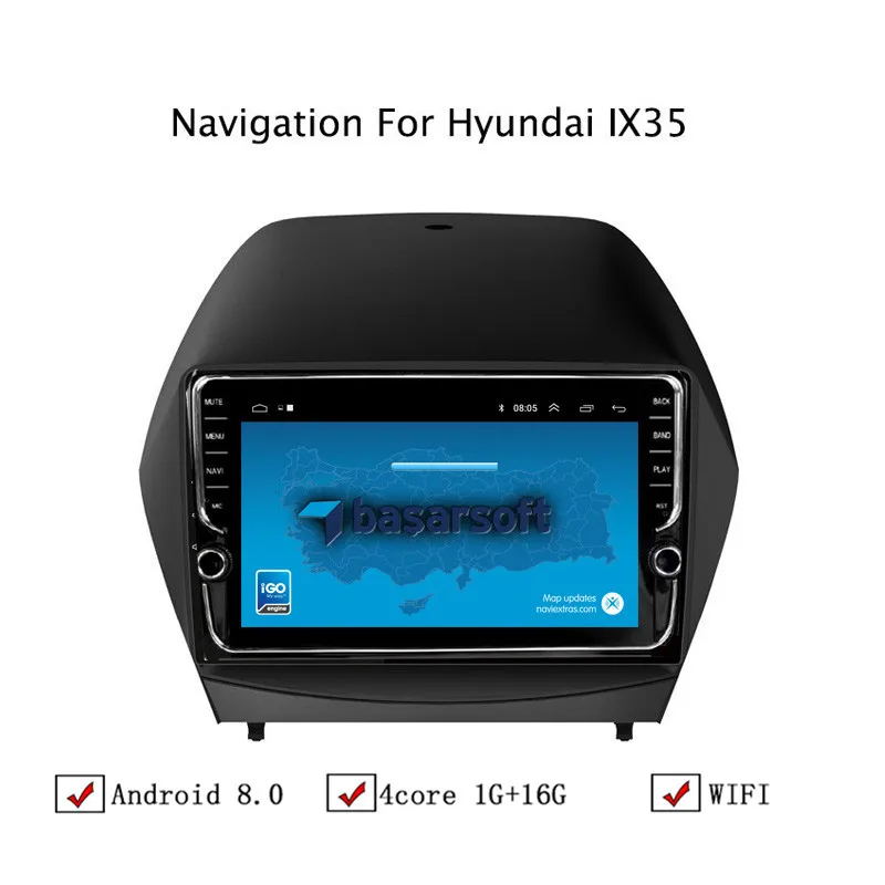 9 "Android 8 1 автомобиль gps навигации для hyundai Tucson/IX35 2010 2013 Автомобиль Радио Стерео