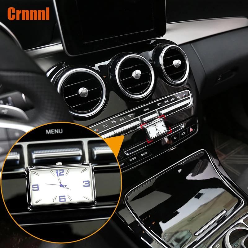 Бортовой кварцевые часы автомобильные аксессуары для Mercedes Benz C класс A e W205 C200 C260