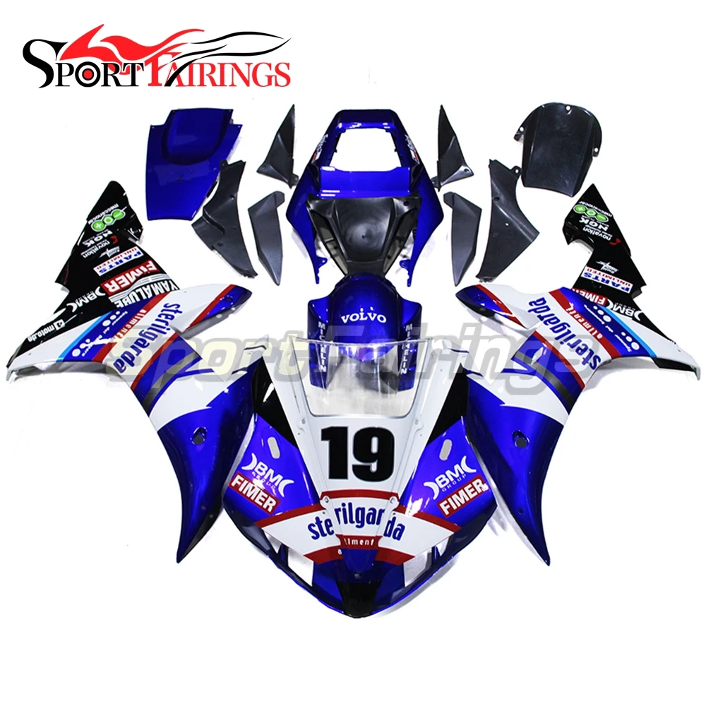 Injection Motorcycle Fairing Kit For Yamaha YZF R1 02 03 ABS Plastic Cowlings YZF-R1 2002 2003 Fairings Sterilgarda 19 Blue
Injection Motorcycle Fairing Kit For Yamaha YZF R1 02 03 ABS Plastic Cowlings YZF-R1 2002 2003 Fairings Sterilgarda 19 Blue