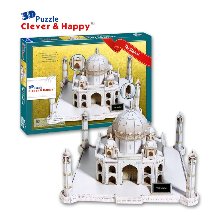 Candice guo 3D puzzle DIY toy paper building model assemble hand work game taj mahal India famous Architecture birthday gift 1pc
Candice guo 3D puzzle DIY toy paper building model assemble hand work game taj mahal India famous Architecture birthday gift 1pc