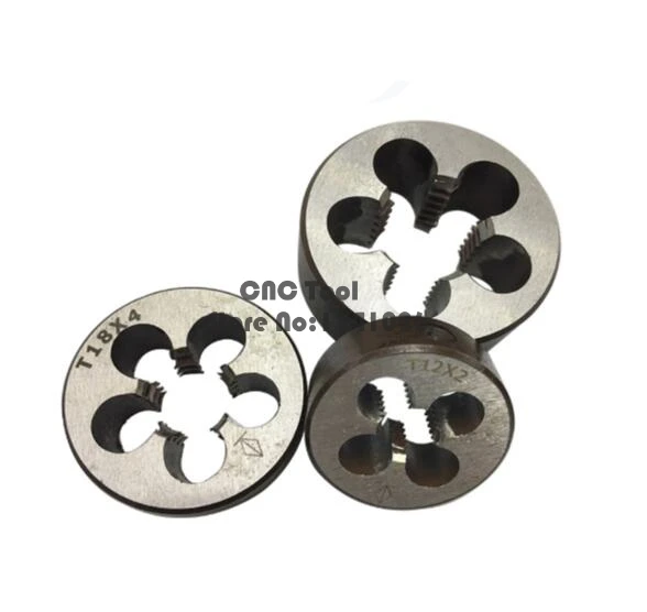 1PCS TR8 TR10 TR12 TR14 TR16 TR20 TR22 TR24 Die 2/3/4,Right/Left hand T=TR trapezoidal round die T die,Threading Lathe Tools
1PCS TR8 TR10 TR12 TR14 TR16 TR20 TR22 TR24 Die 2/3/4,Right/Left hand T=TR trapezoidal round die T die,Threading Lathe Tools