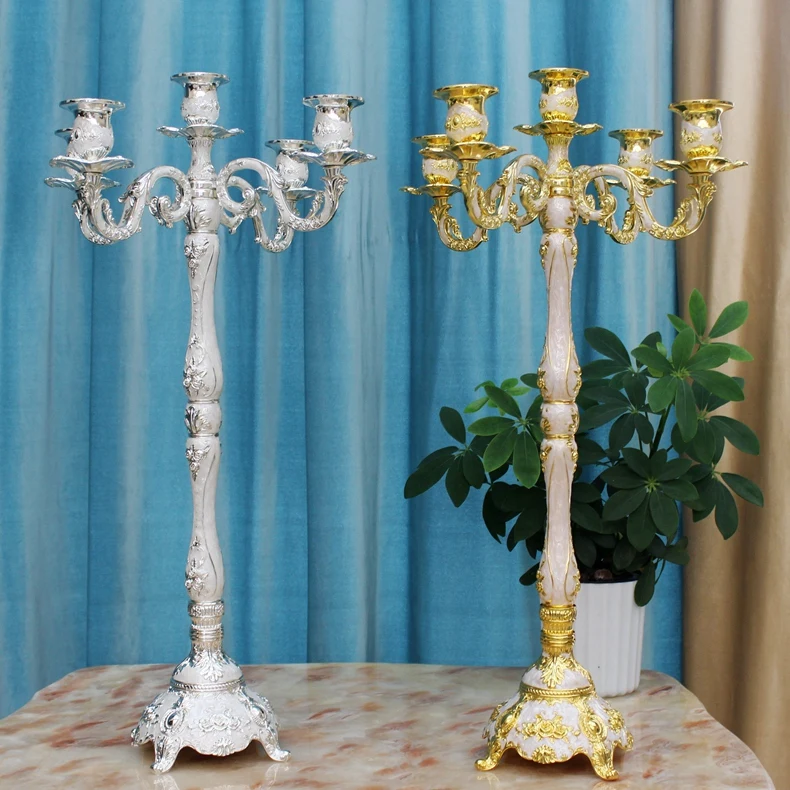 Europe vintage H62CM sliver/gold white candlestick holders alloy metal candle holder wedding/home candle holder decoration ZT128
Europe vintage H62CM sliver/gold white candlestick holders alloy metal candle holder wedding/home candle holder decoration ZT128